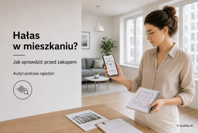 Jak sprawdzić hałas w mieszkaniu przed zakupem? Audyt akustyczny podczas oględzin